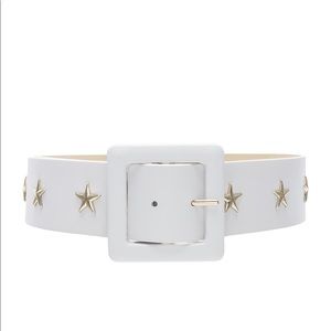 Lovers + Friends Eva Leather Belt Small